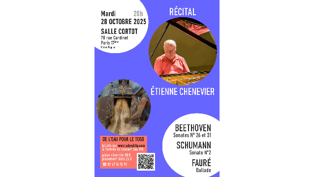 Récital de piano au profit de l'ADESDIDA