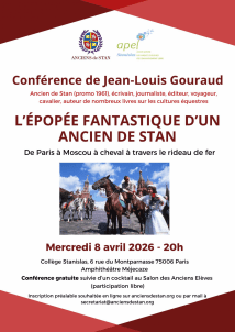 Conférence n° 2 : "L'épopée fantastique d'un Ancien de Stan" avec Jean-Louis Gouraud