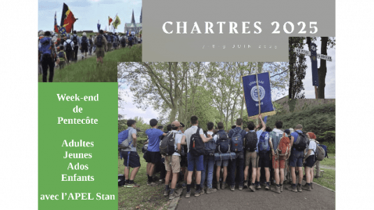 Chartres week-end de Pentecôte (7, 8 et 9 juin)