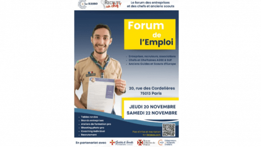 Forum de l'emploi jeudi 20 et samedi 22 novembre 2025