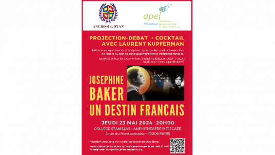 Projection-Débat Anciens de Stan : "Joséphine Baker, un destin français", par Laurent KUPFERMAN