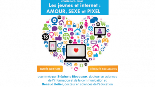 Jeudi 20 novembre : conférence de Stéphane Blocquaux autour des écrans ! 